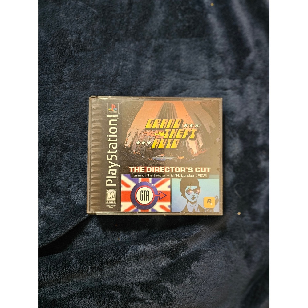 Grand Theft Auto The Directors Cut Sony PlayStation PS1 GTA London 1969 2-Disc